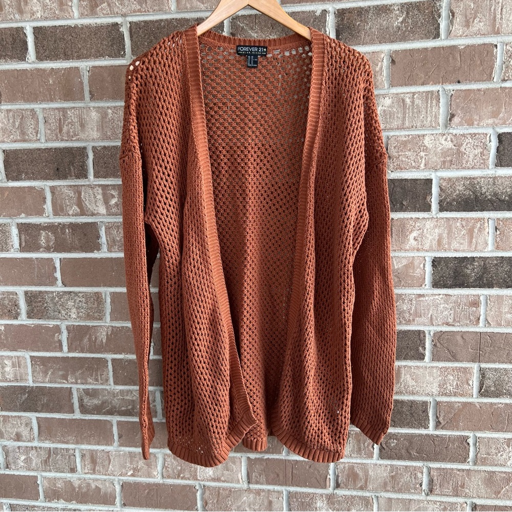 Forever 21+ knit cardigan // size 3X